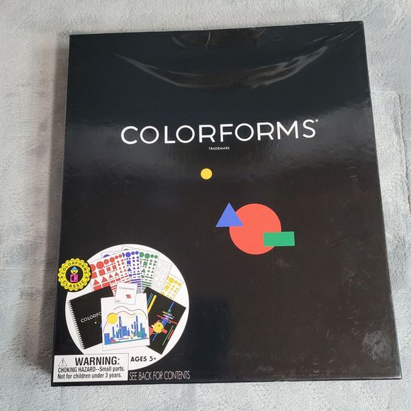 Colorforms Original Set With Spiral Bound Activity Book~New Open Box 2020 #02734 - Picture 1 of 15